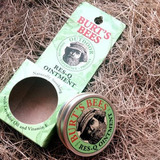 2个包邮美国代购天然Burt's Bees小蜜蜂紫草膏 止痒消肿带盒