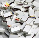 火柴包邮纯白100盒创意个性时尚火柴批发定做订制烟具厂家代理