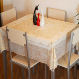 欧式桌布pvc塑料免洗防水防油耐热餐桌 软质玻璃台布蕾丝茶几桌布