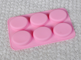 6连孔椭圆手工皂硅胶模具 六孔蛋糕烘焙模具 鸡蛋形香皂制作模具