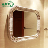 成泰龙 防水定做浴室镜子壁挂装饰镜梳妆镜欧式奢华卫生间镜子