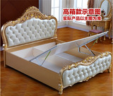 特价实木床箱体床架液压杆床可储物床松木床单人床双人成人儿童床
