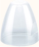 德国NUK宽口径玻璃塑料奶瓶盖 学饮杯盖 防尘盖透明上盖 奶瓶配件