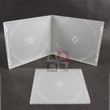特价优质透明磨砂软塑料方形双片装PP盒CD盒DVD光盘盒  塑料盒