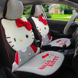 KT猫汽车坐垫套HelloKitty卡通座套 夏季冰丝坐套 可爱女士座垫套