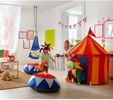 宁波上海IKEA宜家代购勒克斯塔室内儿童帐篷游戏屋宝宝玩具屋红色