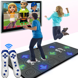 舞霸王跳舞毯双人电视接口电脑两用发光按摩跳舞机家用体感游戏机