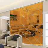 水晶镜面亚克力3d立体电视背景墙贴餐厅客厅影视玄关天花板装饰