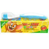 汤姆猫和杰利鼠儿童护理系列换牙乐牙膏（草莓味） 防蛀固齿