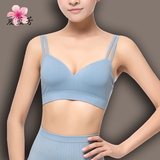 2015新款日本莫代尔双肩带无钢圈背扣运动文胸 女士内衣孕妇胸罩