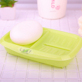 日本原装进口leaf 双格香皂盒 肥皂盒 可沥水 INOMATA浴室用品