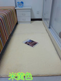 包邮可水洗不掉色丝毛地毯卧室客厅床边地毯防滑地垫定制