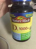 现货批发 美国 Nature Made Vitamin D3 1000IU 维生素D3 300粒