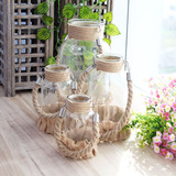 厂家直销简约现代花瓶创意个性玻璃花瓶客厅卧室摆件家居插花装饰