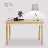 实木橡木中式书桌 个性简约书台日式宜家组合简易办公桌 电脑桌