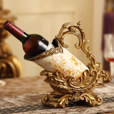 欧式酒架摆件酒柜装饰品客厅 创意葡萄酒架红酒酒托吧台工艺品