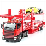 奥图美新品上架 玩具模型车运输货柜车厢式车玩具小汽车合金车模