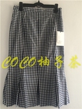 MOCO摩安珂专柜正品代购2016夏款MA162SKT72-H88原价799半身裙蓝