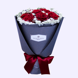 鹿官和花节日11只19只精品红玫瑰花束表白求婚上海同城鲜花速递