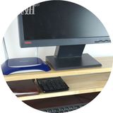 桌面电脑支架蜜桃妞电脑显示器增高架子桌面实木收纳底座打印机架