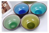 4个包邮 景德镇陶瓷碗 冰裂釉米饭碗 水晶韩式碗微波炉碗5寸饭碗