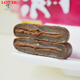 乐天牌巧克力打糕186g 美味夹心糕点/传统打糕韩国零食品