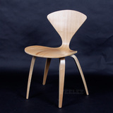 实木餐椅单人扶手椅咖啡餐椅创意简约书房椅个性时尚餐椅极美家具