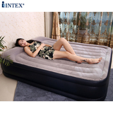 intex家用充气床垫双人双层加厚充气床冲气床折叠气垫床双人午休