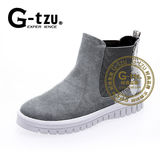 GTZU 春季新款女士平跟短筒女靴时尚潮流保暖马丁靴6957