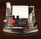 韩国进口昌信 口红唇膏 化妆品桌面小物件收纳盒 亚克力带镜子
