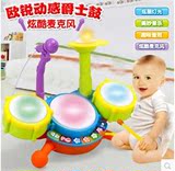 儿童打击乐器音乐玩具宝宝架子鼓 爵士鼓幼儿手拍鼓0-12个月2-3岁
