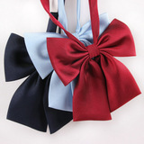 日本女子高中 JK制服衬衫软妹领结领绳 纯色领花 蝴蝶结 一个包邮