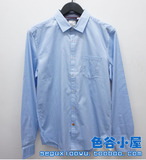专柜正品SELECTED思莱德 男士新款韩版长袖衬衫衬衣415105029