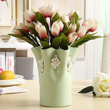 柠檬树 高仿真花套装 欧式美式假花家居摆放装饰花瓶干花卉绢花艺