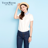 预售TeenieWeenie小熊16商场同款春夏新品女装短袖衬衫TTYW62303A