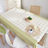【抹茶绿】 桌布韩式清新田园桌布 台布餐桌布茶几盖布定制定做