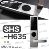 韩国三星指纹锁智能密码门锁SHS-P635指纹密码开锁家用防盗门锁