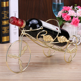 欧式红酒架创意葡萄酒架子复古铁艺摆件时尚简约红酒瓶架洋酒架