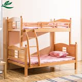 实木双层床儿童床榉木上下床高低床子母床成人上下铺母子床多功能