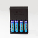金特力5号1.5V锂电池5号通用AA聚合物锂电充电池4粒充电套装 包邮