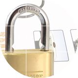 美国玛斯特黄铜挂锁 室外防撬密码大门锁175MCND