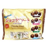 日本进口 高冈 原味&草莓&抹茶&牛奶四味什锦方块巧克力125g