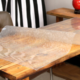 谢人桌垫PVC软玻璃台布桌布透明防水桌面塑料茶几水晶板保护垫