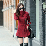 2016冬季时尚新款两穿中长款羊绒大衣韩版女装女士毛呢修身外套