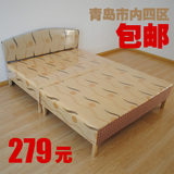 青岛家具 租房过渡用简易高体床 包邮 免运费 单人床 两种尺寸