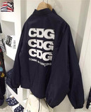 现货复刻CDG 15SS COACH JACKET 潮牌男女薄款春夏教练夹克薄外套