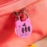 韩版可爱学生日记本密码锁 旅行拉杆箱包密码锁迷你小挂锁 柜子锁