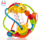 汇乐929健儿球婴儿手抓球摇铃滚滚球宝宝运动学爬行玩具0-1岁