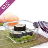 思托韩式扣盖玻璃保鲜碗冰箱碗密封储物食物盒便当快餐用具克芮