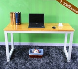 特价简约现代书桌电脑桌钢木桌子 实木办公桌家用台式电脑写字台
